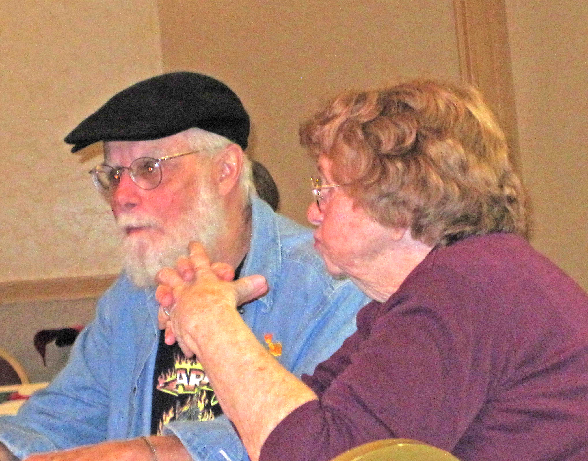 A close-up of John & Bjo.